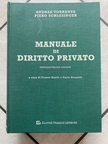 Manuale diritto privato - di, privato,