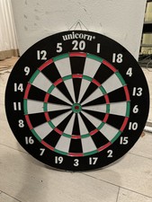 Unicorn Bersaglio di Legno Professionale x freccette Con Retro per Secondo Gioco