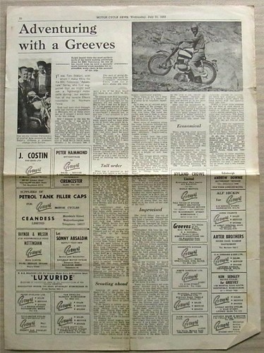 Greeves adventure essex twin - adventure,