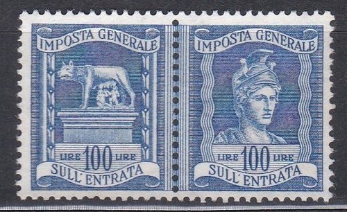 Italia 1961 marca - -, bollo