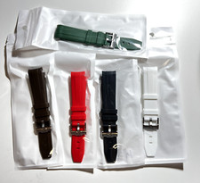 Cinturino in gomma per Omega x Swatch moonswatch | Cinturino FKM curvo testurizzato