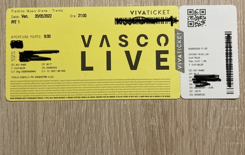 Vasco converto live trento - live,