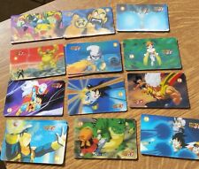 12 schede carte CARDS italiane TRIDIMENSIONALI DRAGON BALL GT SANTAL