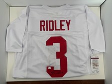 Maglia autografata firmata Calvin Ridley Alabama Crimson Tide JSA COA XL bianca