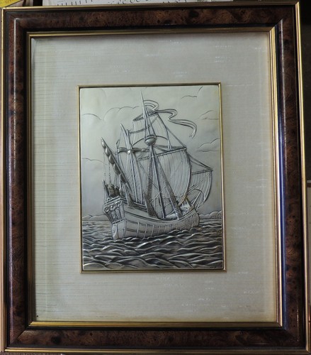 Quadro con veliero - °°°,