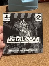 Inserto Originale Konami Metal