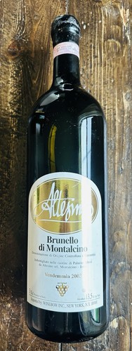 Bottiglia vino altesino vuota - bottiglia,