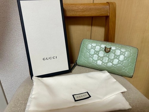 Gucci portafoglio lungo gatto - portafoglio,