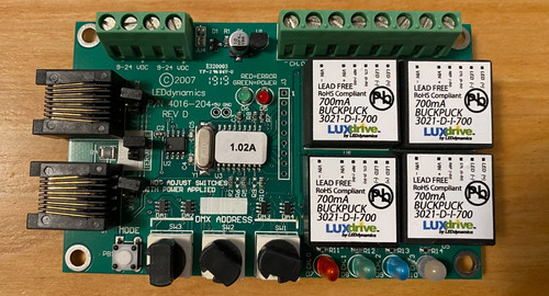 Decoder driver dmx quadpuck - dmx,