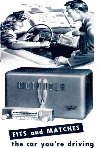 Poster autoradio motorola - poster,