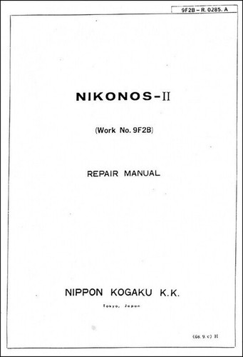 Nikon nikonos service - nikonos,