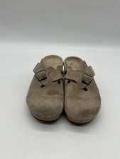 Birkenstock Papillio Women’s Size 8 Brown Suede Wedge Clogs Sandal Shoes.