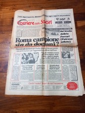 ROMA  CORRIERE DELLO SPORT MAGGIO 1983 SCUDETTO CAMPIONE D'ITALIA NO MAGLIA 