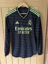 Terza maglia manica lunga Real Madrid 2022-23 taglia S