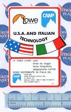 ADESIVO STICKER VINTAGE AUFKLEBER AUTOCOLLANT REGIONALE LOWE CAMP ALPINE SYSTEMS