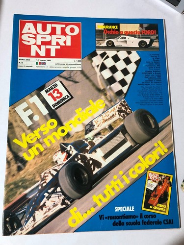 Rivista magazine auto sprint - rivista,
