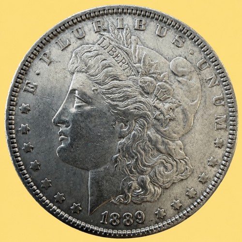 1889 morgan dollar usa - dollar,
