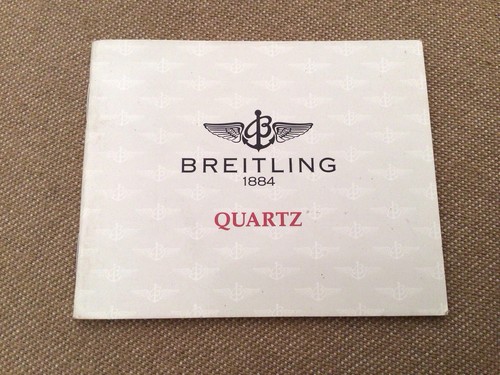 Libretto booklet breitling - libretto,