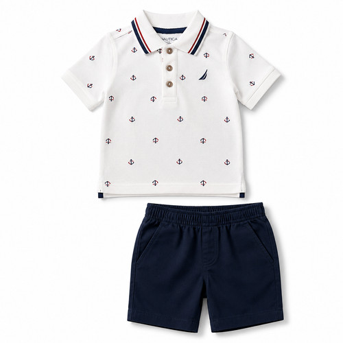 Polo corta nautica ragazzo - corta,