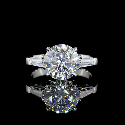 Anello fidanzamento con tre - anello,