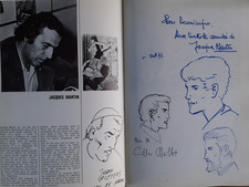RARE DEDICACE JACQUES  MARTIN