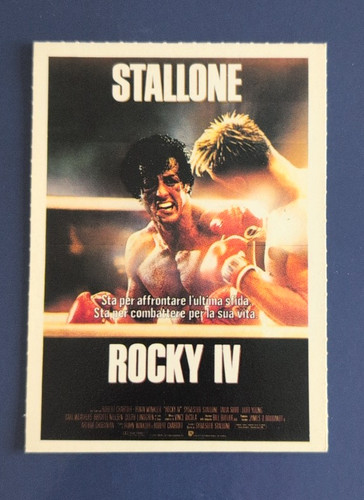 Cartolina film rocky - cartolina, iv