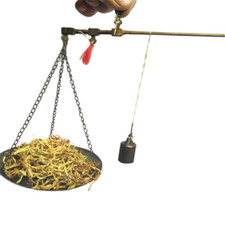 Calibri tradizionali cinesi asta rame pesa pratica bilancia medicina cinese