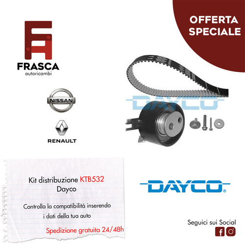 Kit distribuzione dayco - distribuzione,