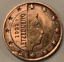 2002 letzebuerg euro coin - letzebuerg,