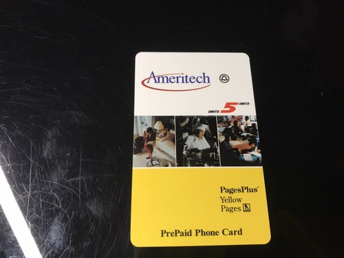Scheda telefonica ameritech - scheda,