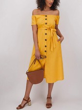 Abito midi Capsule ocra