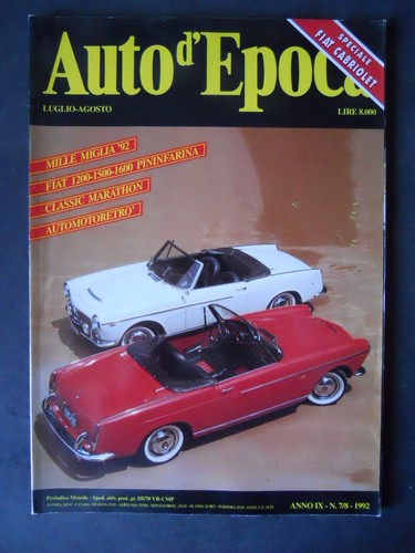 Auto epoca 1992 - d’epoca,