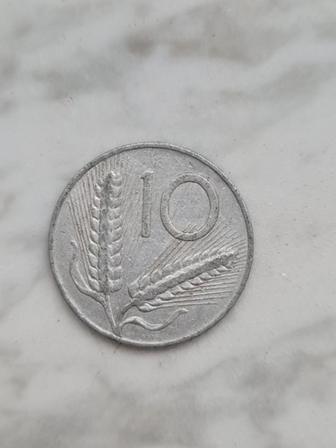Moneta lire del 1953 - da, 10