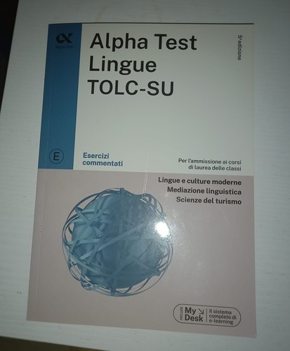 Alpha test lingue tolc - alpha,