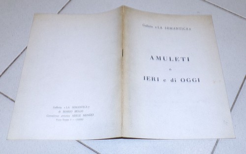 Libretto amuleti ieri di - libretto, e