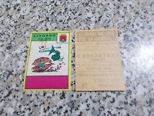 SCUDETTO LIVORNO ALBUM CALCIATORI PANINI 1968-69 1969 ORIGINALE NUOVO CON VELINA