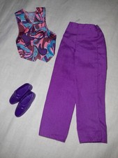 Vintage Ken my first fashion #2946 pantalone gilet e scarpe come nuovi senza box