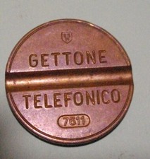 Gettone telefonico sip 7611 - gettone,