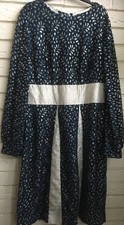 Abito vintage anni 70/80 blu e