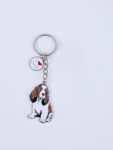 Cocker spaniel dog keyring bag - cocker,
