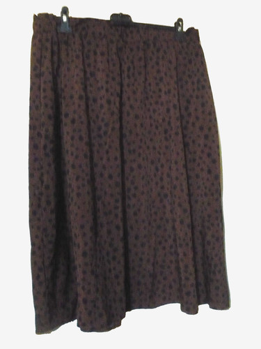 Gonna marrone nera - marrone,