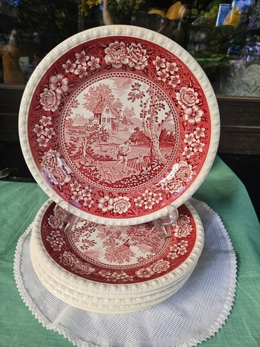 Set piatti rossi villeroy - set,