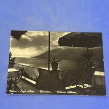 MAIORI CAPO D'ORSO BELVEDERE NOTTURNO IDILLIACO Bianco e nero Cartolina