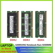 Lotto Laptop Memoria DDR4 DDR3 DDR2 SODIMM Ram 16GB 8GB 4GB 2GB 2400 1600 1333