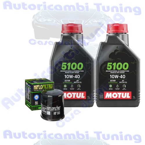 Kit tagliando olio motul 5100 - kit,