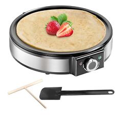 SNAILAR Crepiera elettrica, 1200 W Macchina per Crepe Elettrico, Pancake Maker C