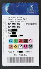 Biglietto accreditamento uefa - biglietto,