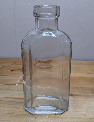 Antique bottle clear glass ink - antique,