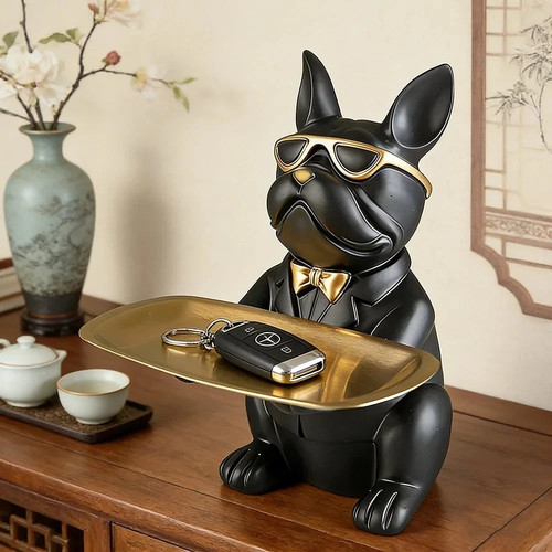 Vassoio bulldog creativo - bulldog,