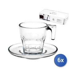 TAZZINE CAFFE' VETRO CON